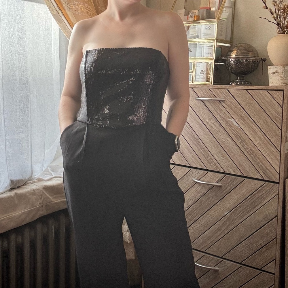 NWT Steve Madden Sequin Jumpsuit